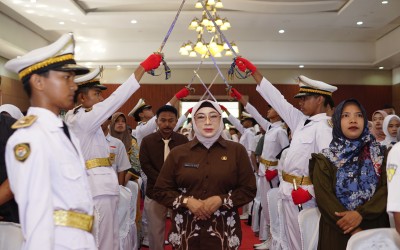 SMPN 7 Nganjuk lepas 281 Mutiara Hati kelas IX tahun 2026